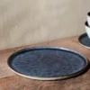 Nkuku Simi Dinner Plate - Deep Blue Tableware