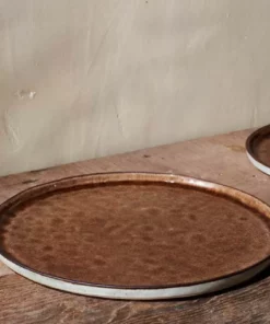 Nkuku Simi Dinner Plate - Earth