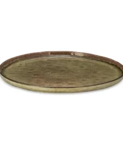 Nkuku Tableware Simi Dinner Plate - Moss Green 9 Nkuku Tableware Simi Dinner Plate - Moss Green