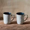 Nkuku Tableware Simi Mug - Deep Blue - Large (Set Of 2)