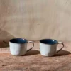 Nkuku Tableware Simi Mug - Deep Blue - Small (Set Of 2)