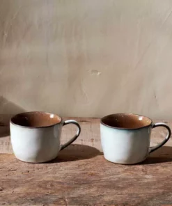 Nkuku Tableware Simi Mug - Earth - Small (Set Of 2)