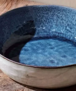 Nkuku Simi Serving Bowl - Deep Blue - Small