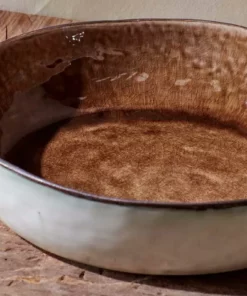 Nkuku Simi Serving Bowl - Earth - Small Tableware