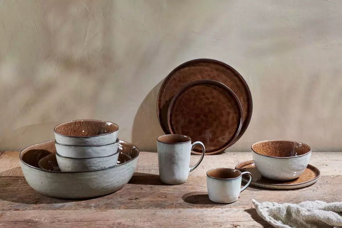 Nkuku Simi Serving Bowl - Earth - Small Tableware 5 Nkuku Simi Serving Bowl - Earth - Small Tableware