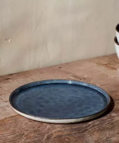 Nkuku Simi Side Plate - Deep Blue Tableware