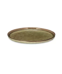 Nkuku Simi Side Plate - Moss Green - One Size Tableware