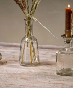 Nkuku Sirsa Glass Candlestick - Clear Home Accessories 15 Nkuku Sirsa Glass Candlestick - Clear Home Accessories