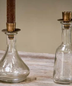 Nkuku Sirsa Glass Candlestick - Clear Home Accessories 17 Nkuku Sirsa Glass Candlestick - Clear Home Accessories