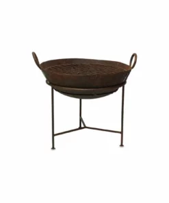 Nkuku Reclaimed Iron Kadai Fire Pit - Small