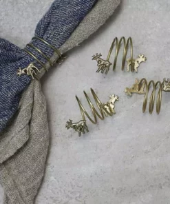 Nkuku Stag Napkin Rings