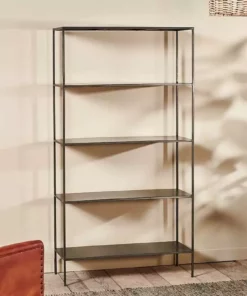 Nkuku Takua Iron Wide Standing Shelves