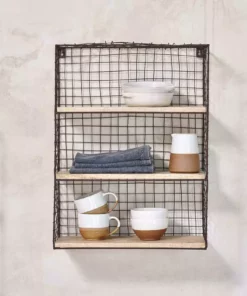 Nkuku Tamba Wall Hung Shelf