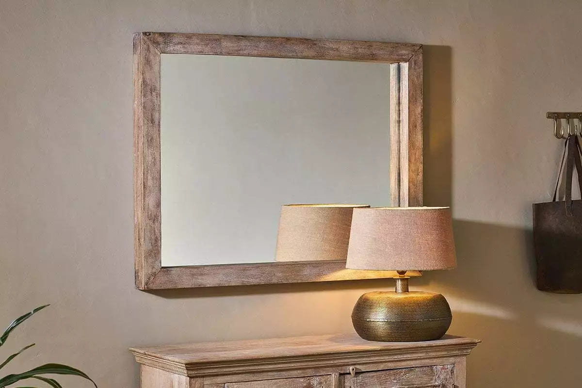 Nkuku Tariku Reclaimed Wood Mirror - Large Home Accessories 3 Nkuku Tariku Reclaimed Wood Mirror - Large Home Accessories