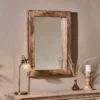 Nkuku Tariku Reclaimed Wood Mirror - Small Home Accessories 1 Nkuku Tariku Reclaimed Wood Mirror - Small Home Accessories