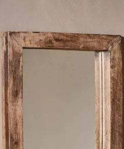 Nkuku Tariku Reclaimed Wood Mirror - Small Home Accessories