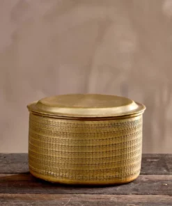 Nkuku Tembesi Etched Pot - Wide Home Accessories