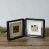 Nkuku Home Accessories Tiny Folded Danta Frame - Antique Black (Set Of 2)