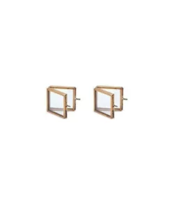 Nkuku Tiny Folded Danta Frame - Antique Brass (Set Of 2) Home Accessories