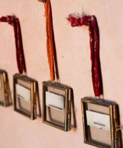 Nkuku Home Accessories Tiny Kiko Frame Antique Brass (Set Of 4)