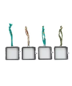 Nkuku Home Accessories Tiny Kiko Frame Antique Zinc (Set Of 4)