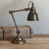 Nkuku Tubu Antique Brass Desk Lamp