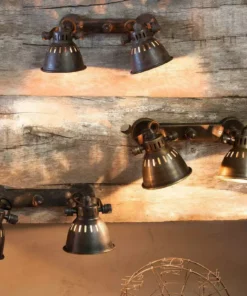 Nkuku Tubu Brass Double Spot Light