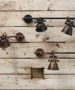 Nkuku Tubu Brass Sliding Light