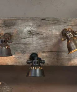 Nkuku Tubu Brass Spot Light Kitchen & Dining Room