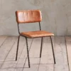 Nkuku Ukari Dining Chair - Aged Tan 2 Nkuku Ukari Dining Chair - Aged Tan