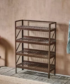Nkuku Umi Iron Shelf Large Hallway & Bootroom