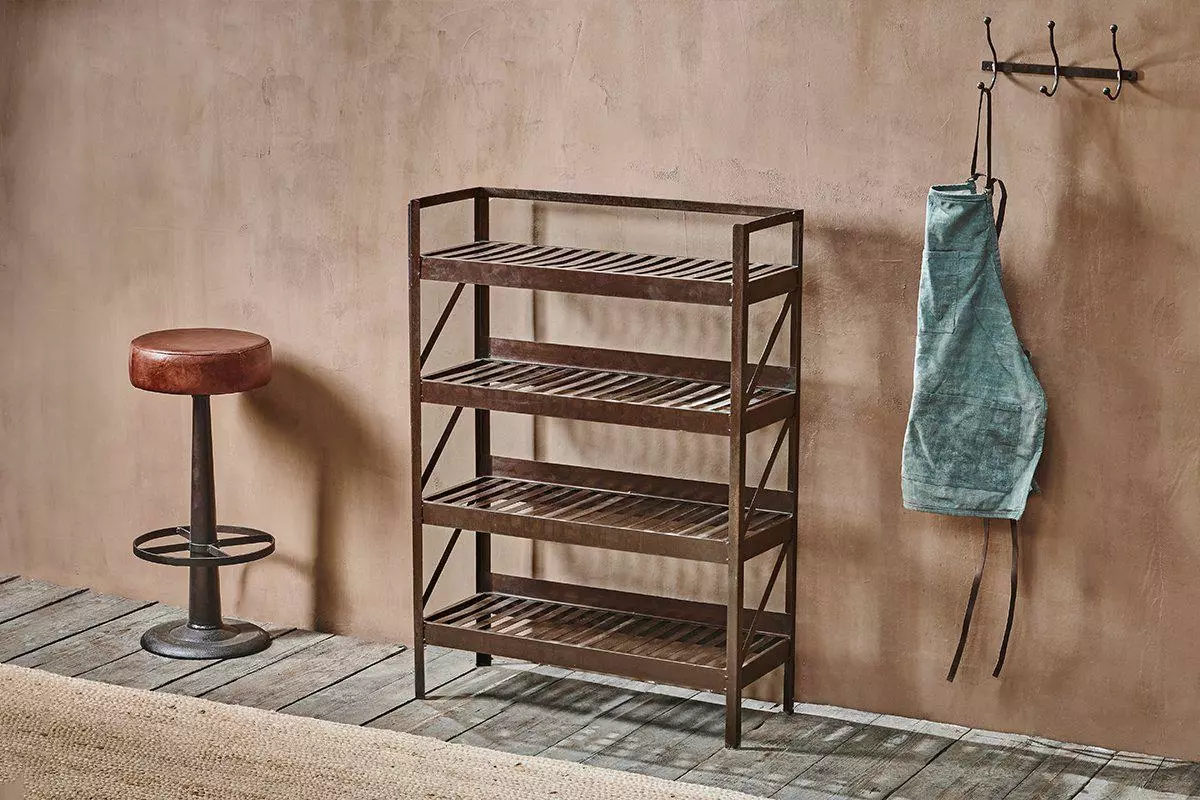 Nkuku Umi Iron Shelf Large Hallway & Bootroom 3 Nkuku Umi Iron Shelf Large Hallway & Bootroom