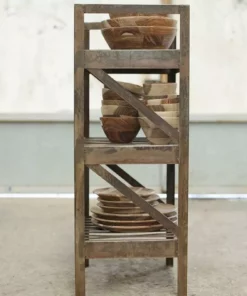 Nkuku Umi Iron Shelf Small Hallway & Bootroom 10 Nkuku Umi Iron Shelf Small Hallway & Bootroom