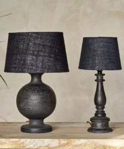 Nkuku Urku Round Crackle Lamp