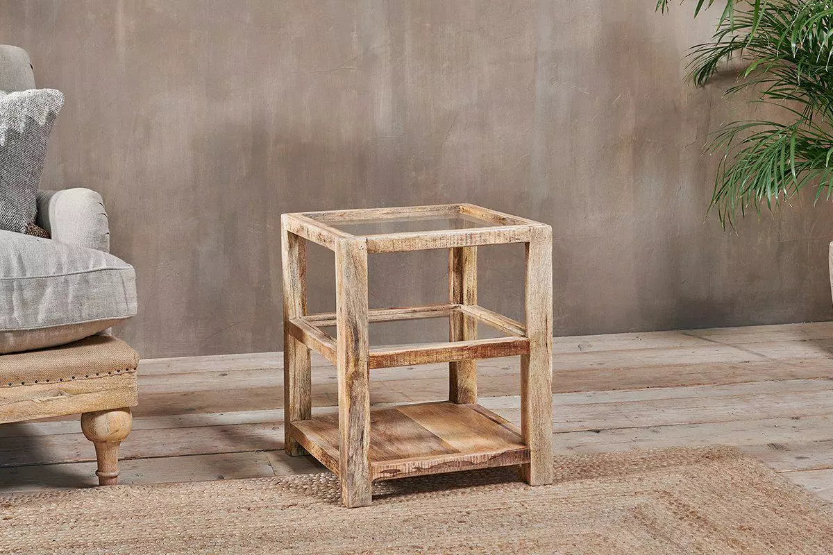 Nkuku Urmodi Wood Side Table Coffee & Side Tables 4 Nkuku Urmodi Wood Side Table Coffee & Side Tables