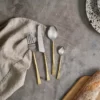 Nkuku Tableware Usa Cutlery Set - Brushed Gold (Set Of 16)