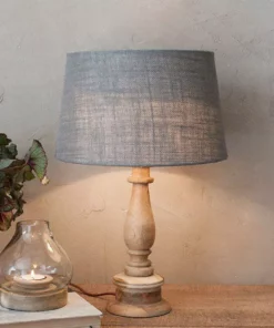 Nkuku Usha Mango Wood Lamp