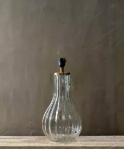 Nkuku Living Room Varanisi Tall Glass Lamp