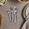 Nkuku Veeta Cutlery Set - Brushed Silver (Set Of 16) Tableware