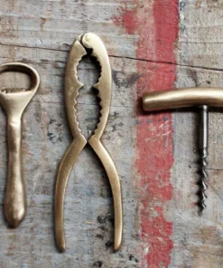 Nkuku Table Accessories Vintage Gold Nutcracker