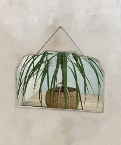 Nkuku Vintage Rectangular Wall Mirror Home Accessories