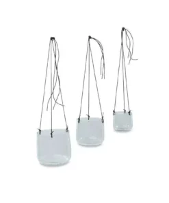 Nkuku Viri Hanging Planter - Clear Home Accessories 9 Nkuku Viri Hanging Planter - Clear Home Accessories