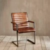 Nkuku Wamma Leather Desk Chair 1 Nkuku Wamma Leather Desk Chair