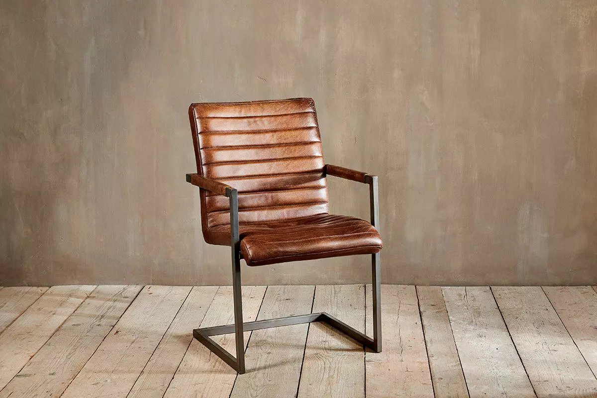 Nkuku Wamma Leather Desk Chair 3 Nkuku Wamma Leather Desk Chair