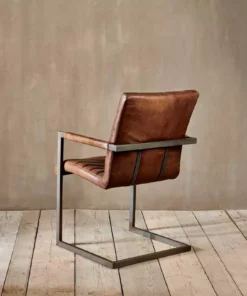 Nkuku Wamma Leather Desk Chair