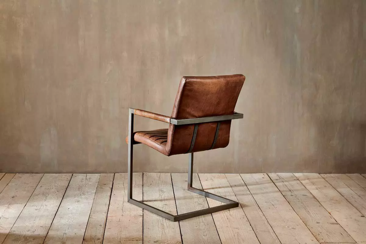 Nkuku Wamma Leather Desk Chair 4 Nkuku Wamma Leather Desk Chair