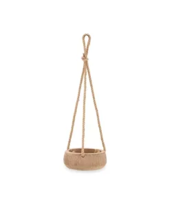 Nkuku Home Accessories Wampu Hanging Planter - Distressed Terracotta 14 Nkuku Home Accessories Wampu Hanging Planter - Distressed Terracotta