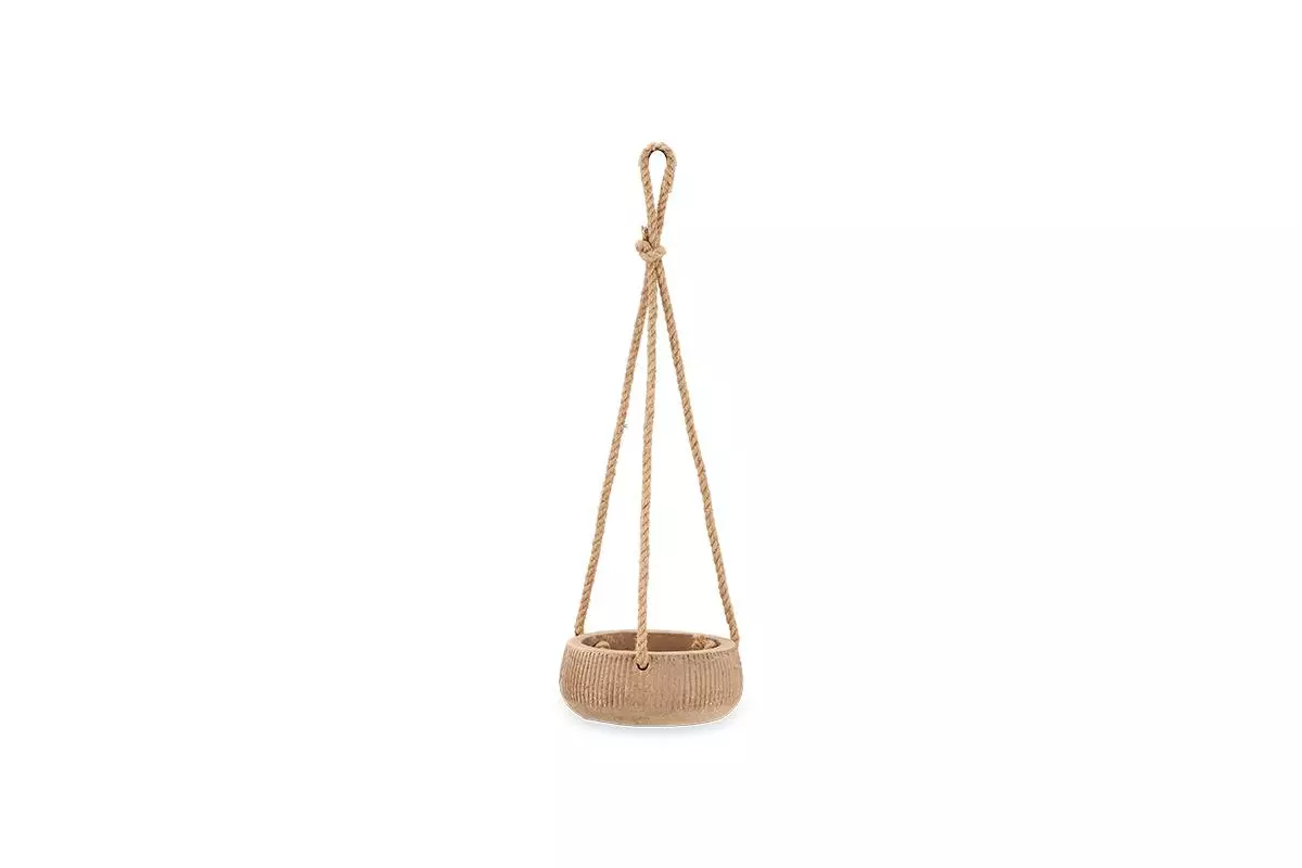 Nkuku Home Accessories Wampu Hanging Planter - Distressed Terracotta 8 Nkuku Home Accessories Wampu Hanging Planter - Distressed Terracotta