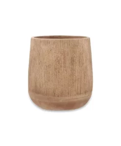 Nkuku Planters & Vases Wampu Tall Planter - Distressed Terracotta