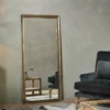 Nkuku Yadur Full Length Mirror - Antique Brass Home Accessories 2 Nkuku Yadur Full Length Mirror - Antique Brass Home Accessories